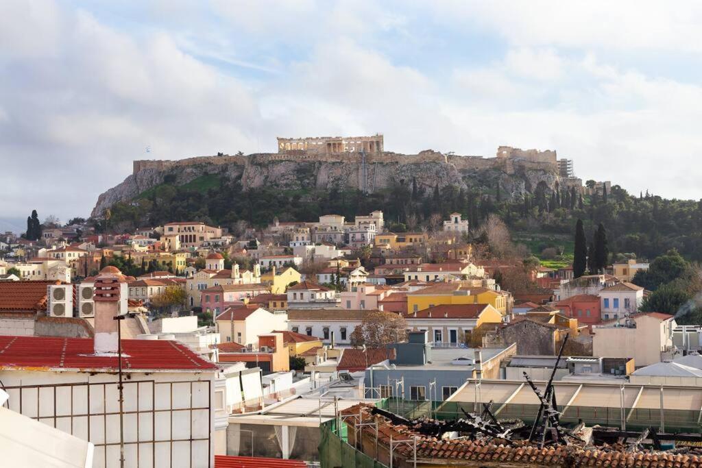 The Parthenon View In The Historical Center! Daire Atina Dış mekan fotoğraf