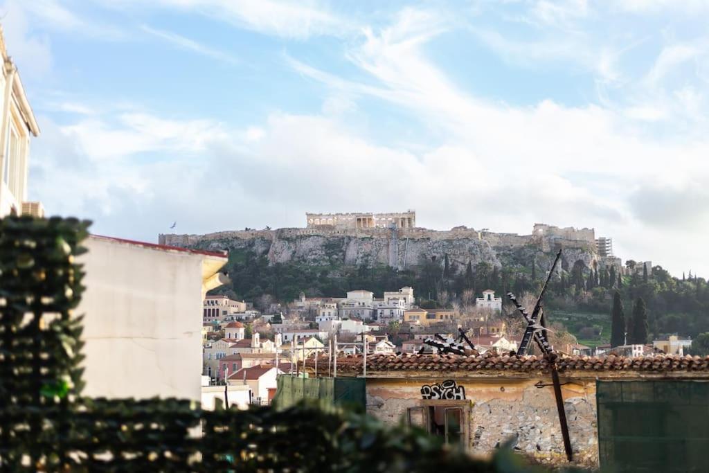 The Parthenon View In The Historical Center! Daire Atina Dış mekan fotoğraf